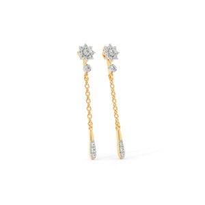 Amour Eternel Diamond Drop Earrings