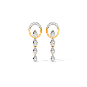 Stellar Shine Diamond Drop Earrings